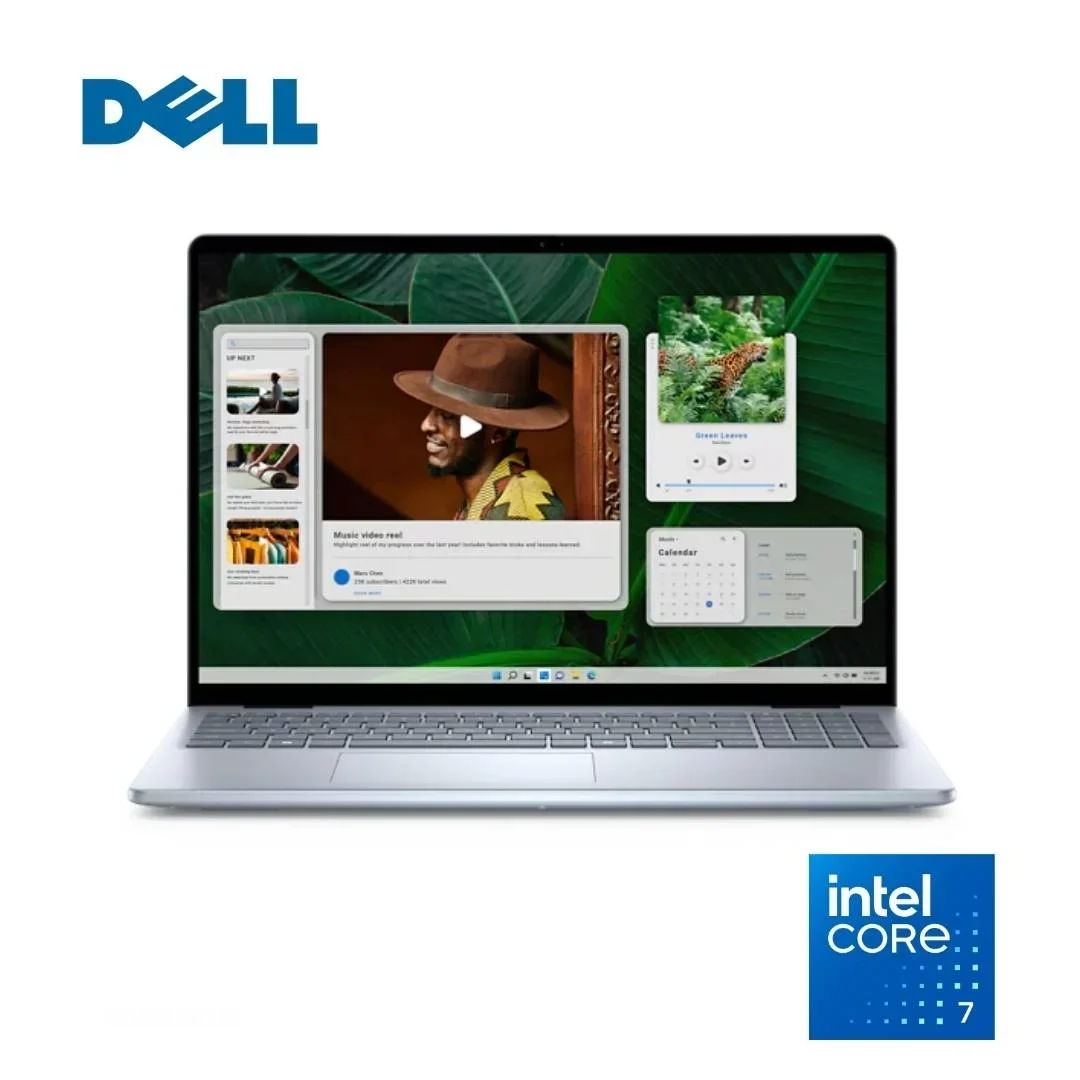 Dell Inspiron 16 5640 – Intel Core 7 150U – 16GB DDR5 RAM – 1TB NVMe Gen 4 SSD – Intel Integrated Graphics – 16” FHD Touch Display – Backlit Keyboard – Windows 11 Home – Ice Blue