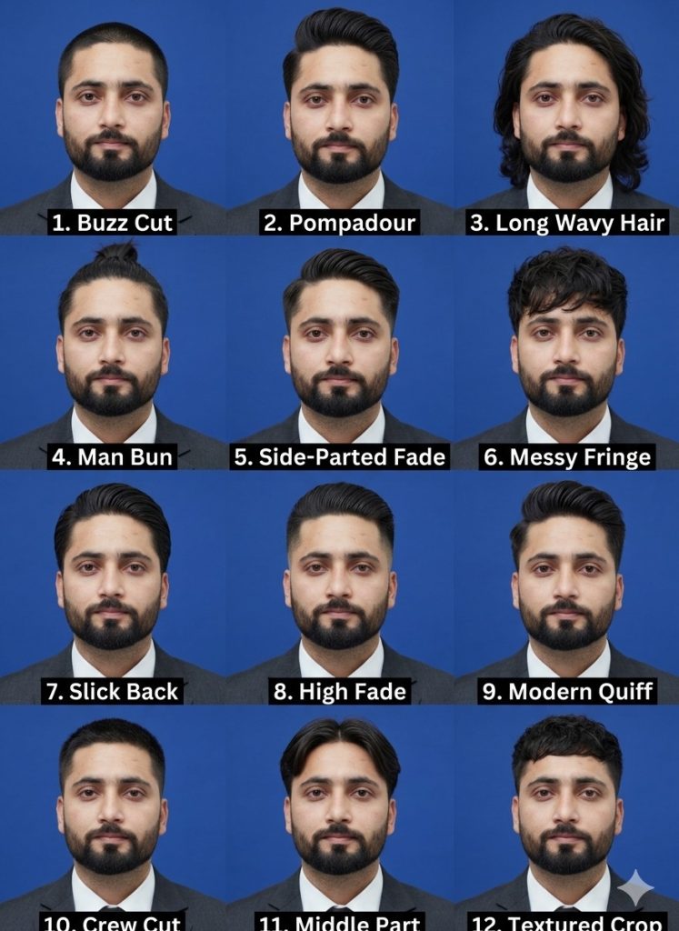 AI Prompt for Mens hairstyle