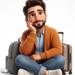 AI Prompt to Generate a Cute Traveler Men
